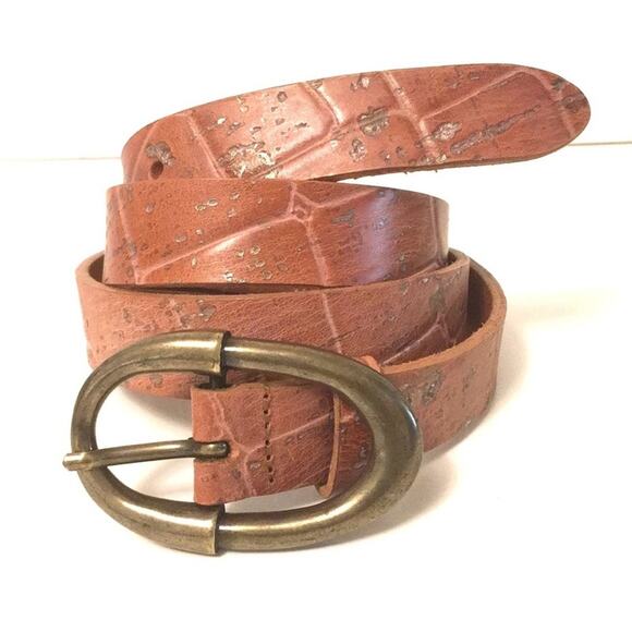 - GARUGLIERI Leather Belt made in Italy NWOT - SIZE  L = LARGE